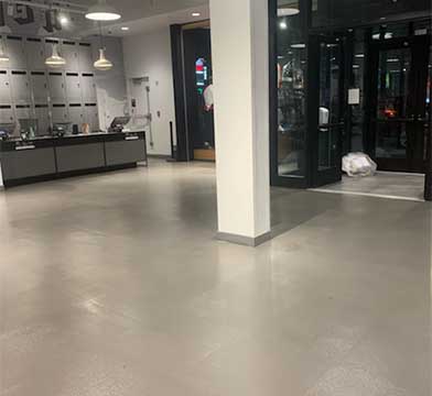 Avril Management floor cleaning services at Foot Locker